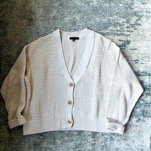 Banana Republic Factory Waffle Stitch Cardigan